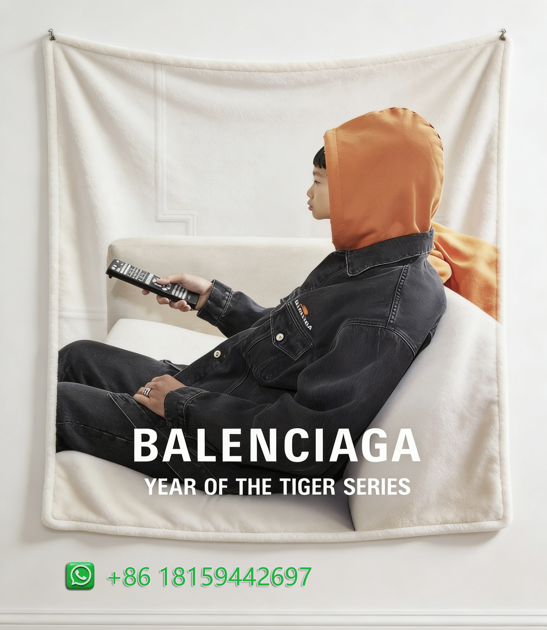 Balenciaga Throw Blankets